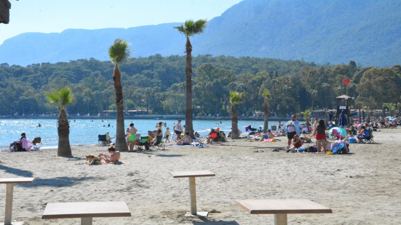 Sahillerde yoğunluk yaşandı