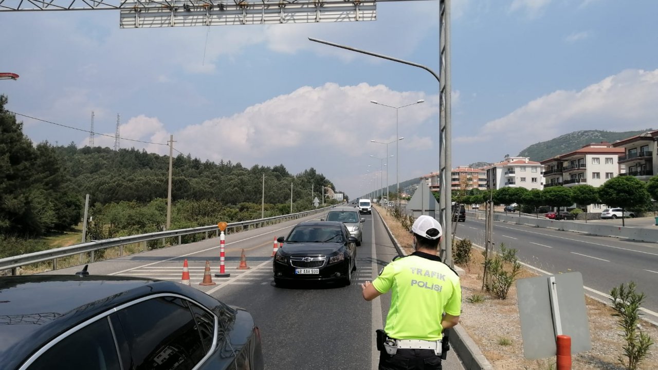 Trafik ekiplerinden sıkı denetim