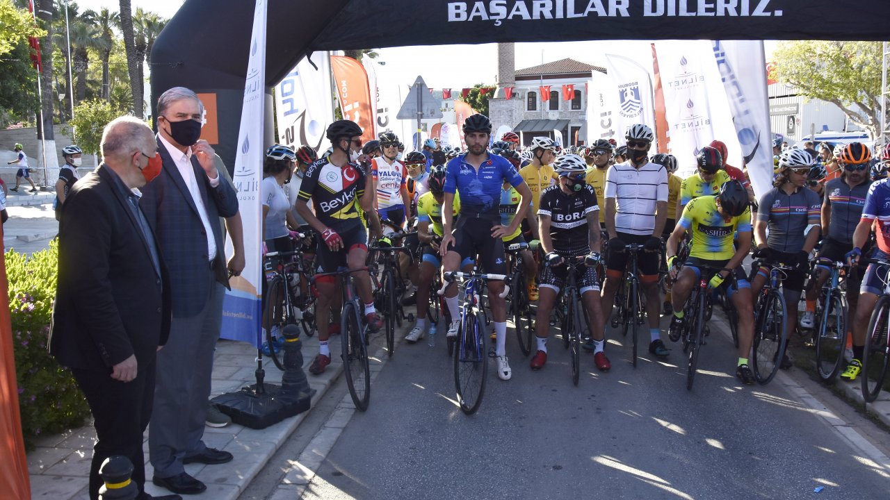 Bodrum Halikarnas Gran Fondo Uluslararası Yol Yarışı başladı
