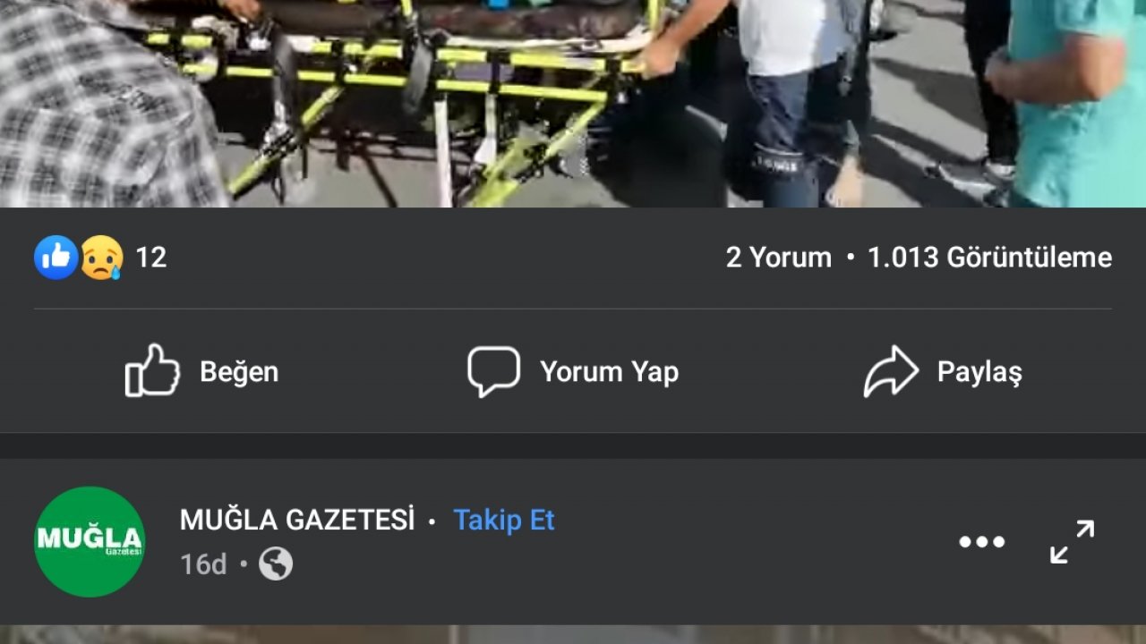 Menteşe'de kaza:2 yaralı