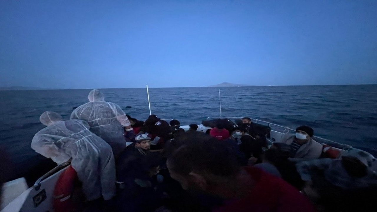 27 düzensiz göçmen kurtarıldı