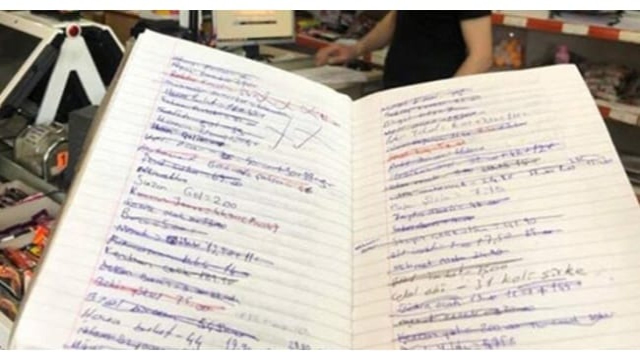 Bakkallardaki veresiye defterleri kapatıldı