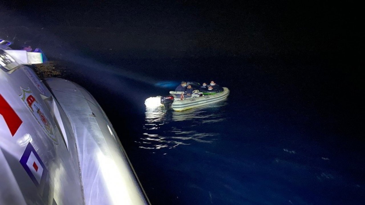 6 düzensiz göçmen kurtarıldı   