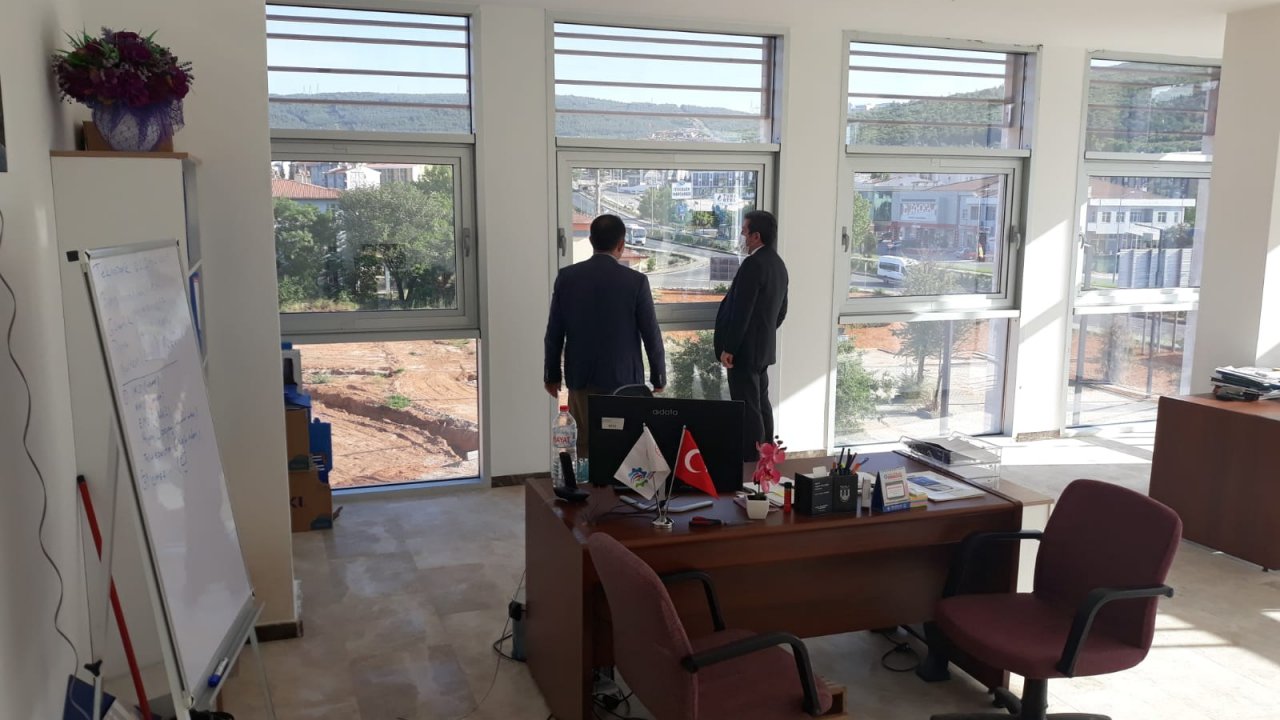 Teknopark binasında çalışmalar devam ediyor