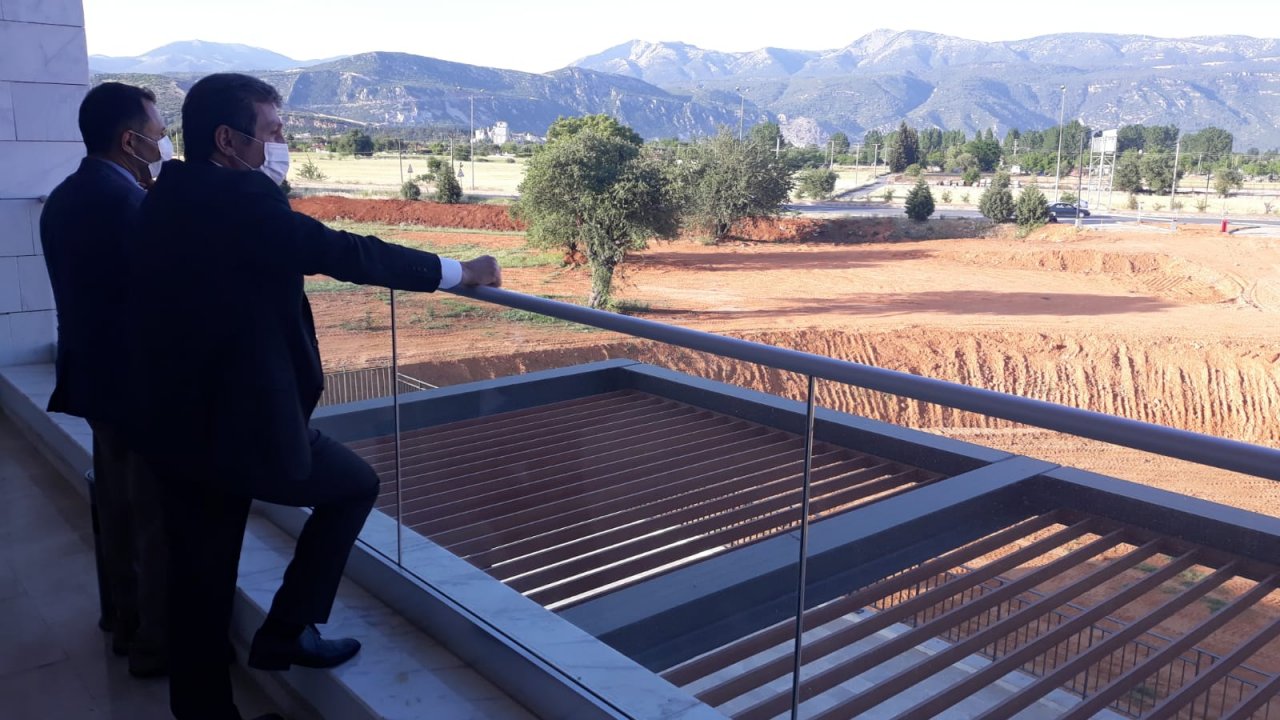 Teknopark binasında çalışmalar devam ediyor