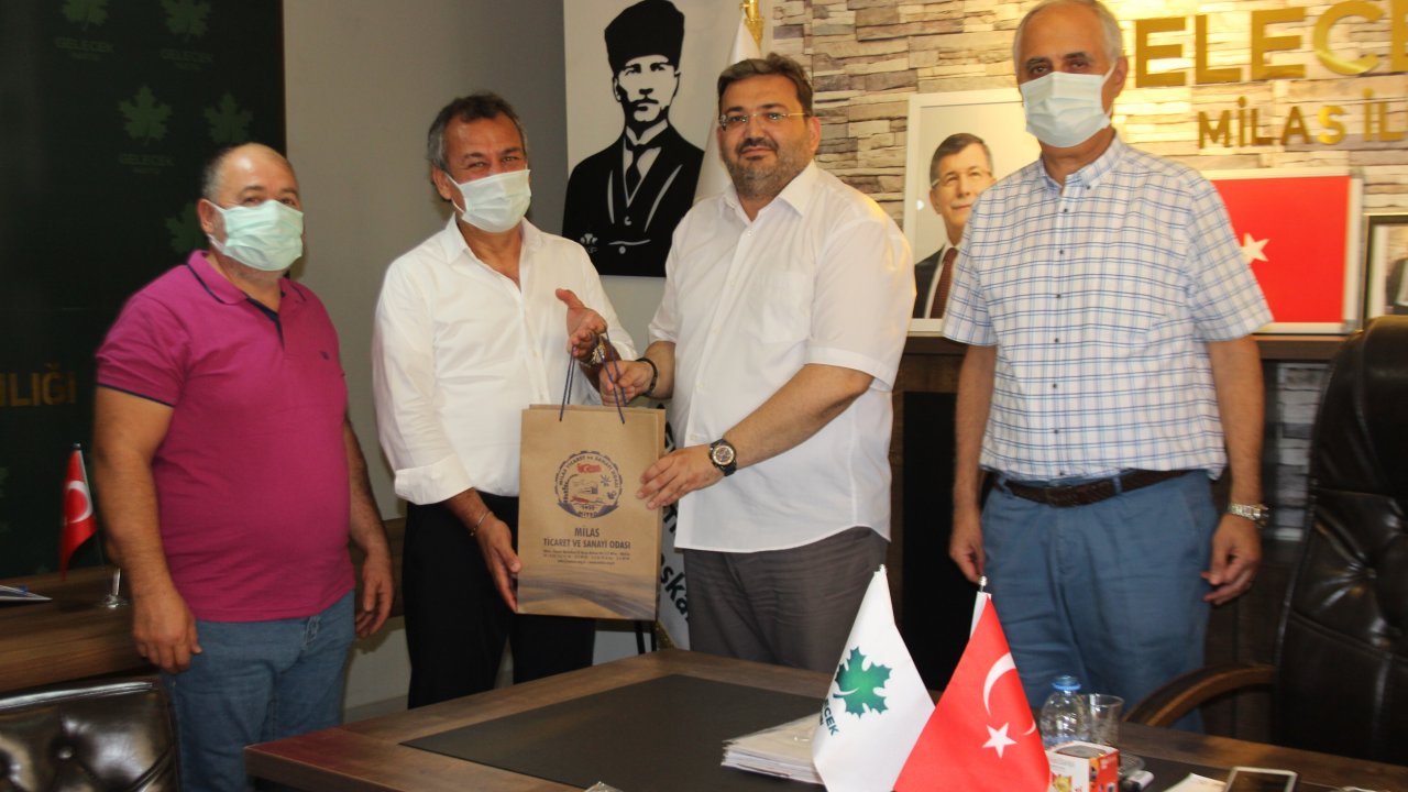 MİTSO yöneticileri Gelecek Partisi'nde