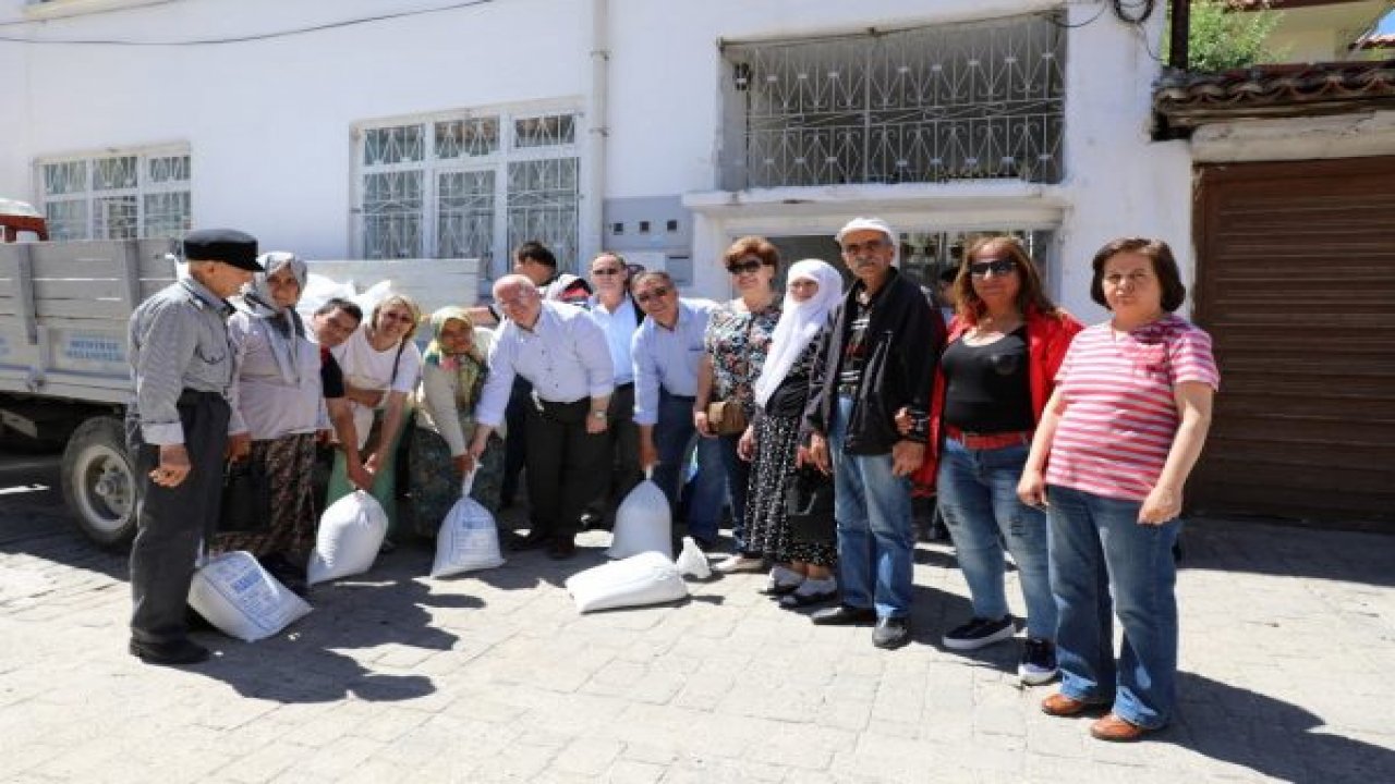 30 Ton Kireç Dağıtıldı