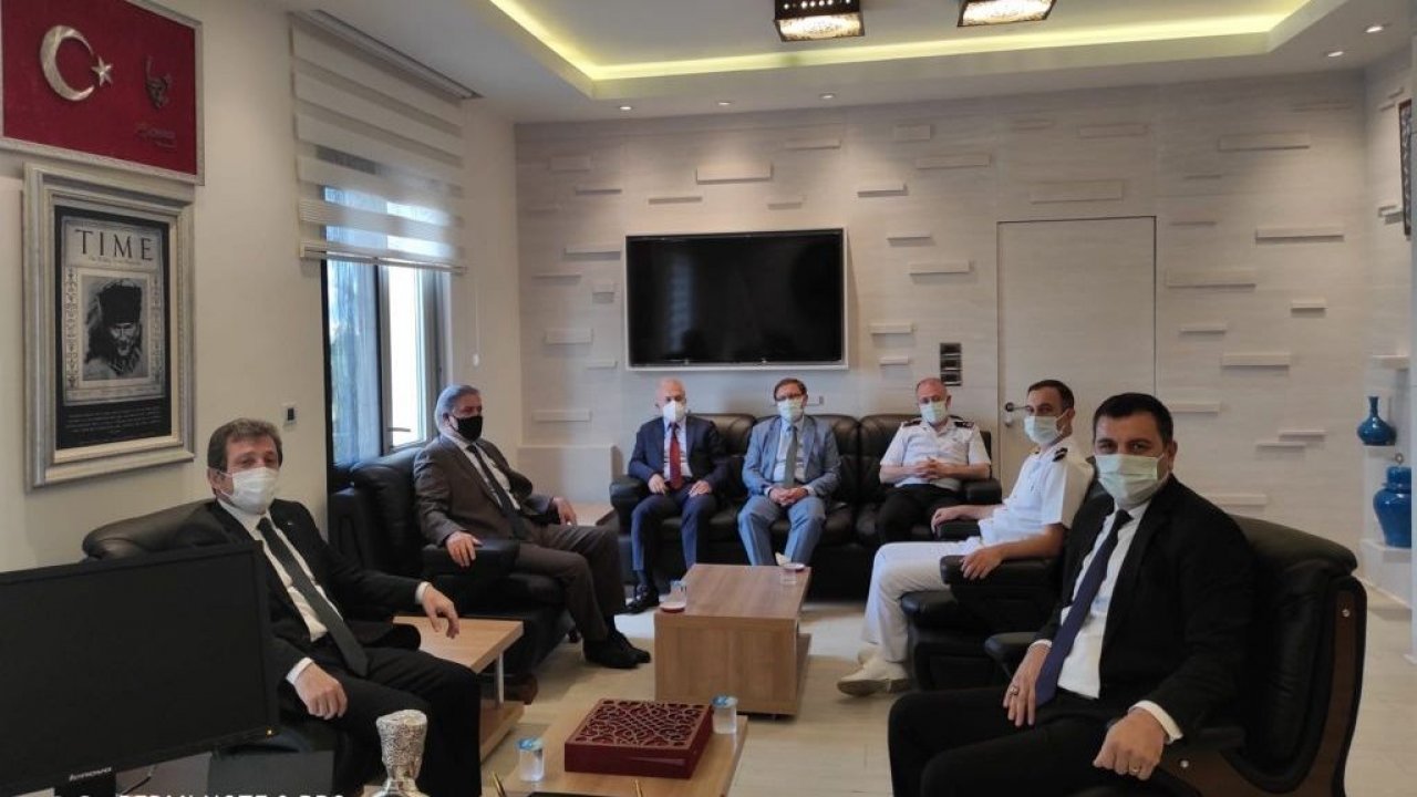 Vali Tavlı’dan Başsavcı Şükrü Arslan’a ziyaret