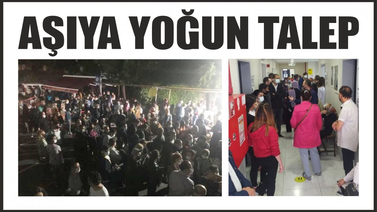 Aşıya yoğun talep