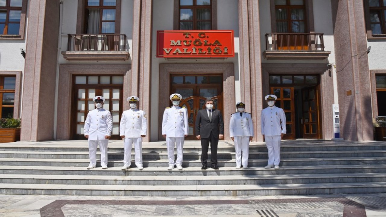 Sahil güvenlik ekibinden Vali Tavlı’ya ziyaret
