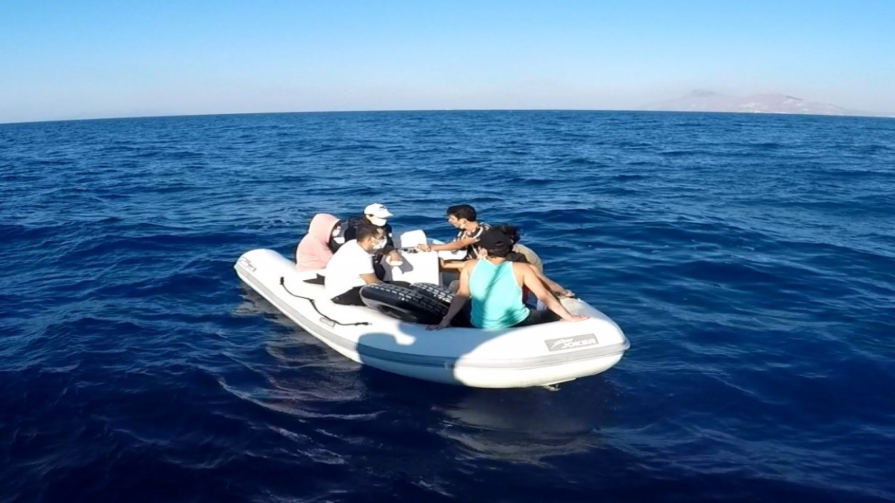 7 düzensiz göçmen kurtarıldı