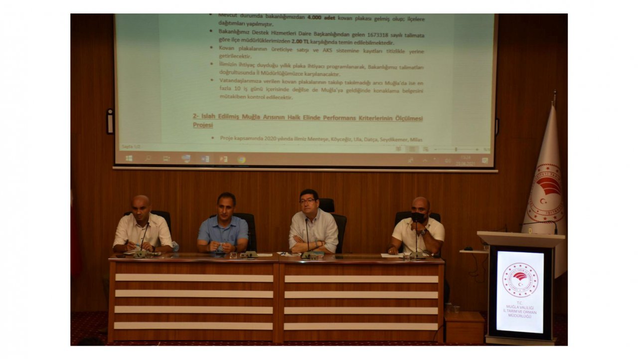 4 Bin Adet Kovan Plakası Dağıtıldı