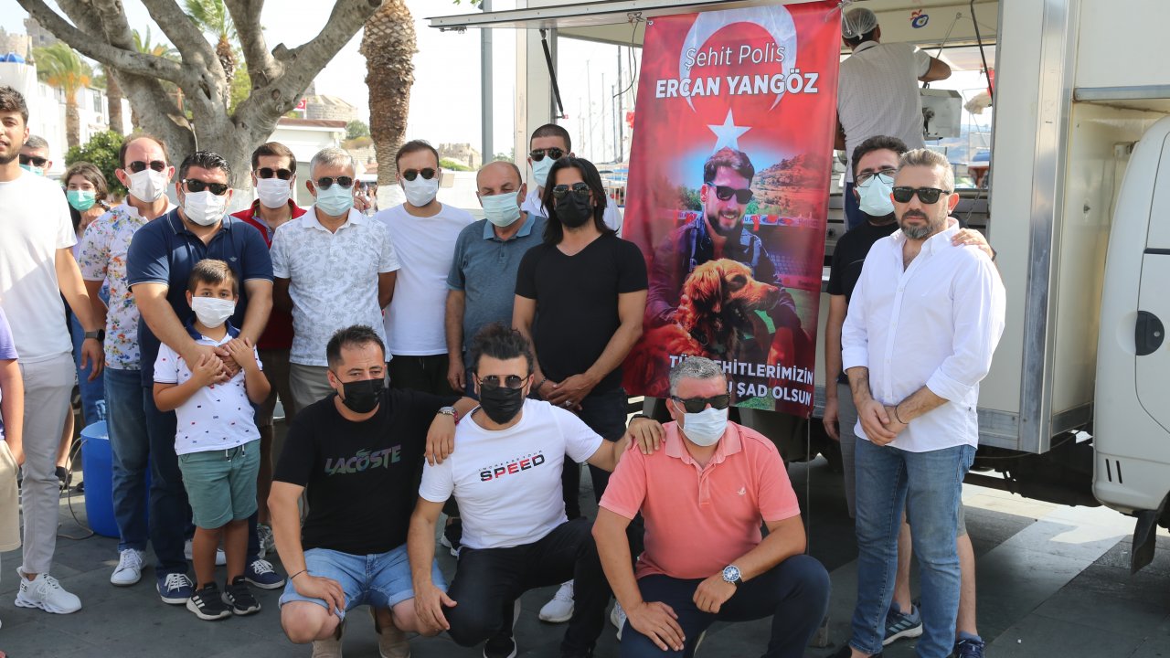 Şehit polis memuru Ercan Yangöz için Kur'an-ı Kerim okundu