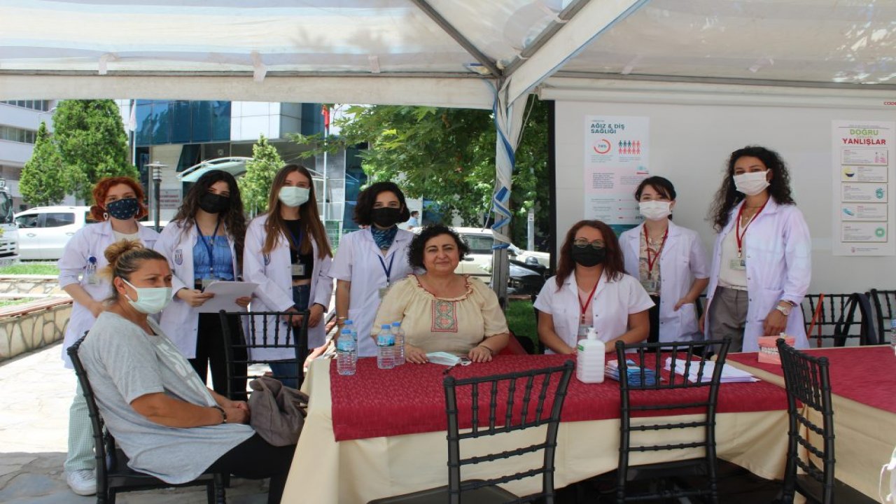 DİŞ HEKİMLİĞİ ÖĞRENCİLERİNDEN FARKINDALIK ÇALIŞMASI