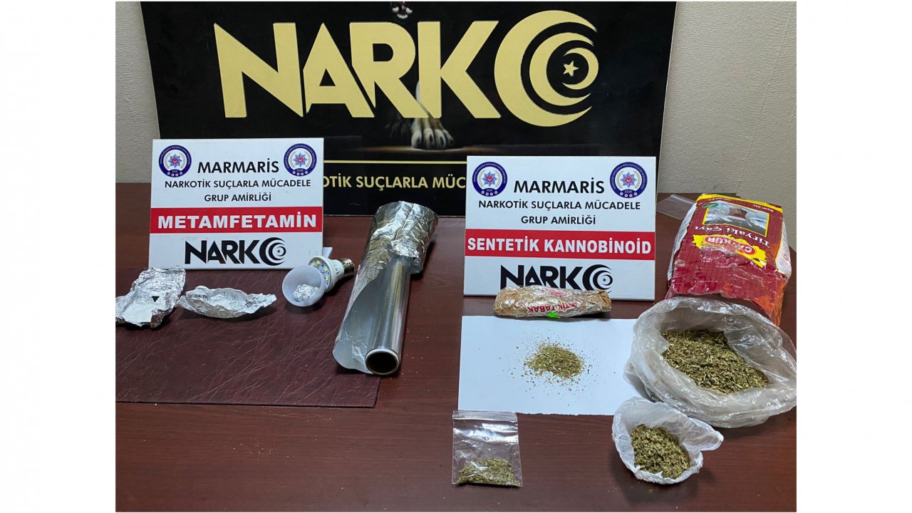 Muğla'da otomobilde uyuşturucuyla yakalanan 2 şüpheli tutuklandı
