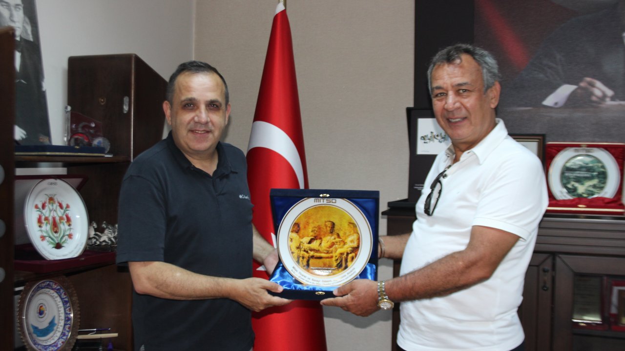 BTSO Başkanı Türker Ateş MİTSO'da