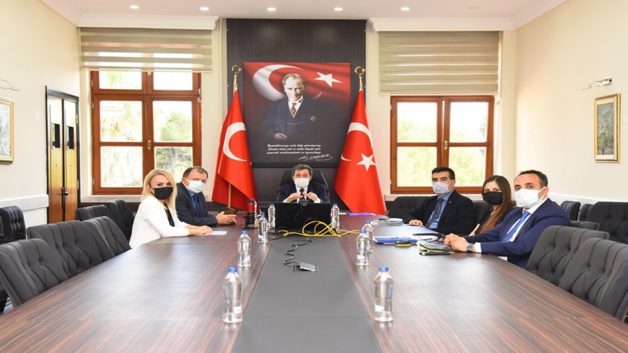 PANDEMİYLE MÜCADELE ÇALIŞMALARI DEĞERLENDİRİLDİ