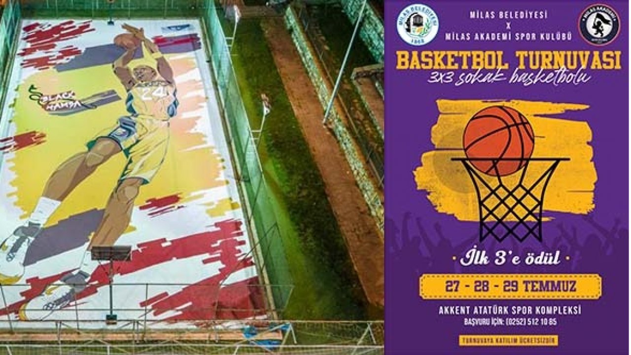 YENİLENEN SAHADA 3×3 BASKETBOL TURNUVASI DÜZENLENECEK