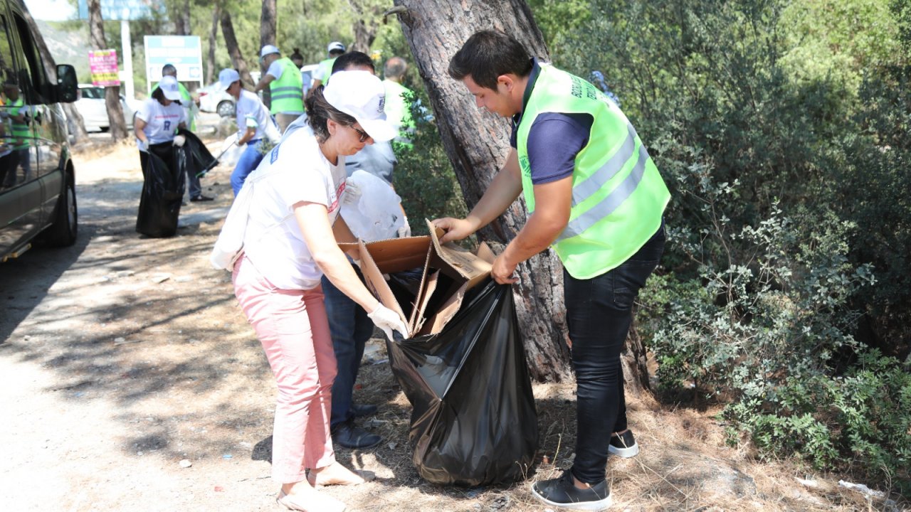 Bodrum’da 50 kilometrelik yol temizliği 