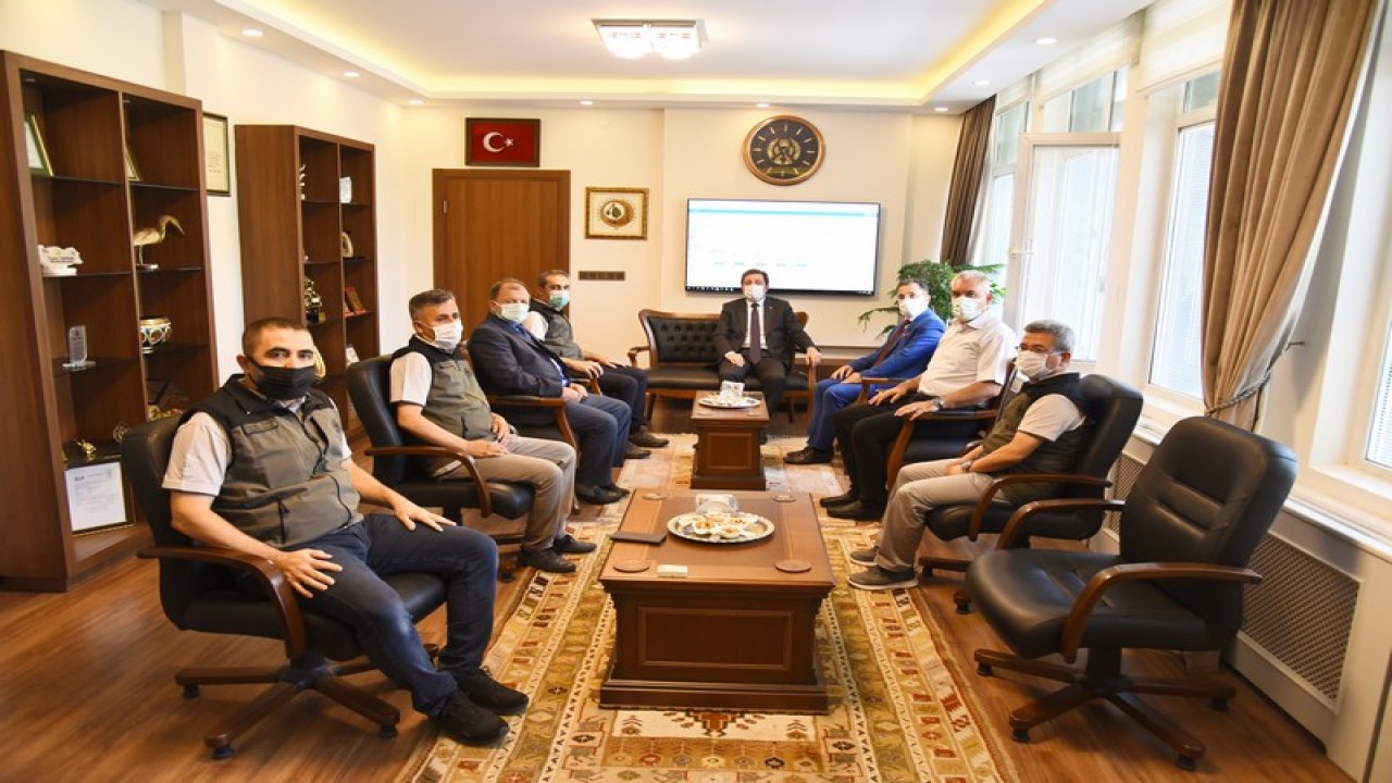 Vali Tavlı, Orman Bölge Müdürlüğü’nü ziyaret etti