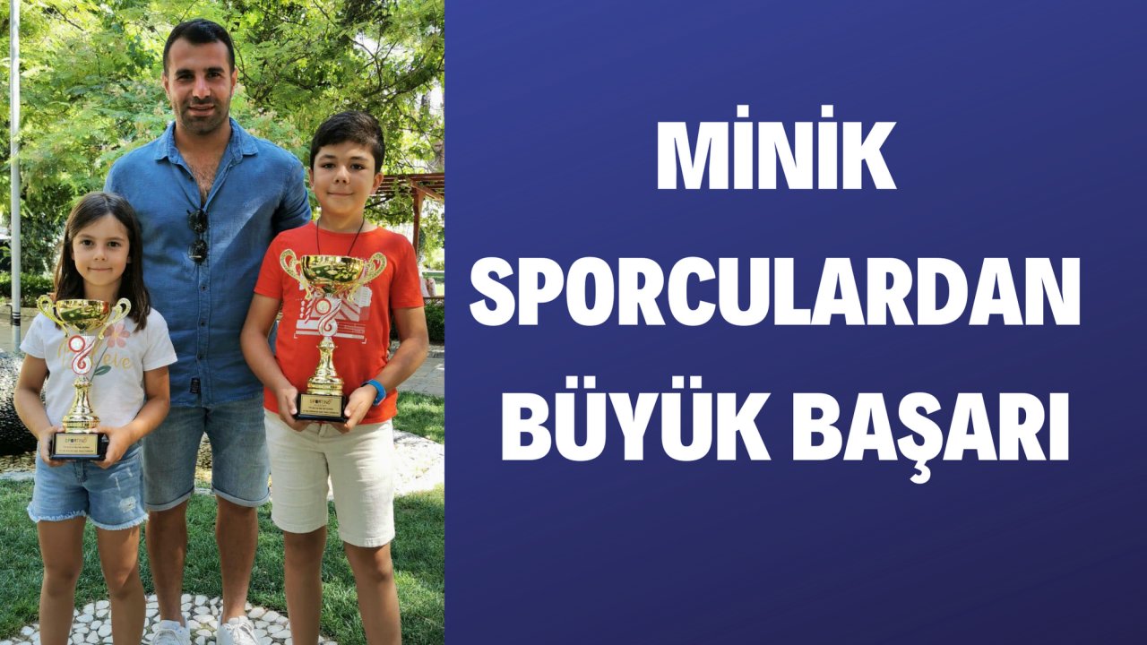 Minik sporculardan büyük başarı