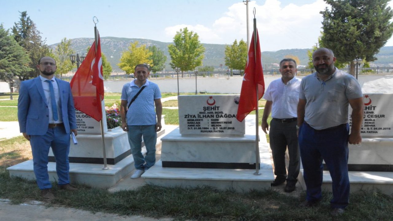 Şehitler için kuran okundu