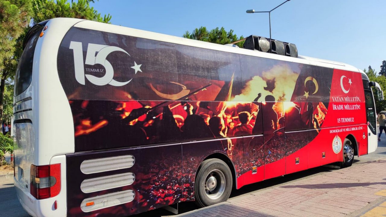 15 TEMMUZ DEMOKRASİ VE MİLLİ BİRLİK GÜNÜ OTOBÜSLERİ HALKLA BULUŞUYOR
