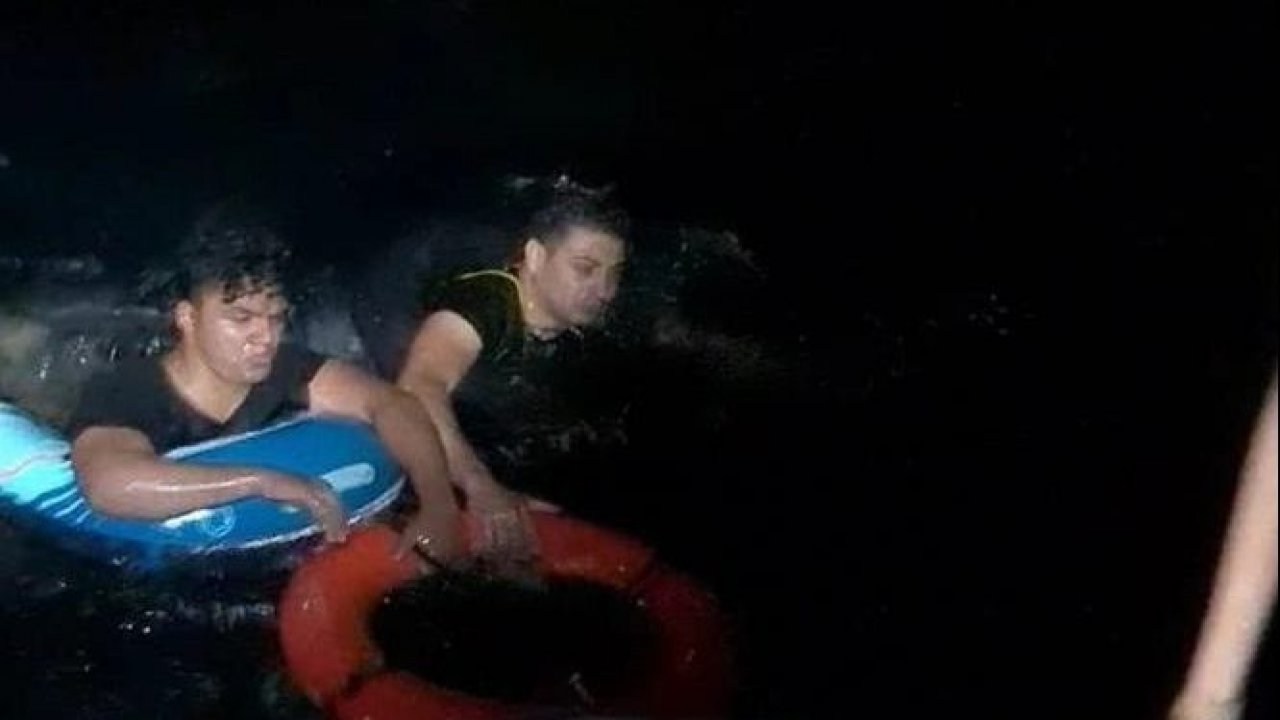 Deniz yatağı üzerinde 3 düzensiz göçmen yakalandı