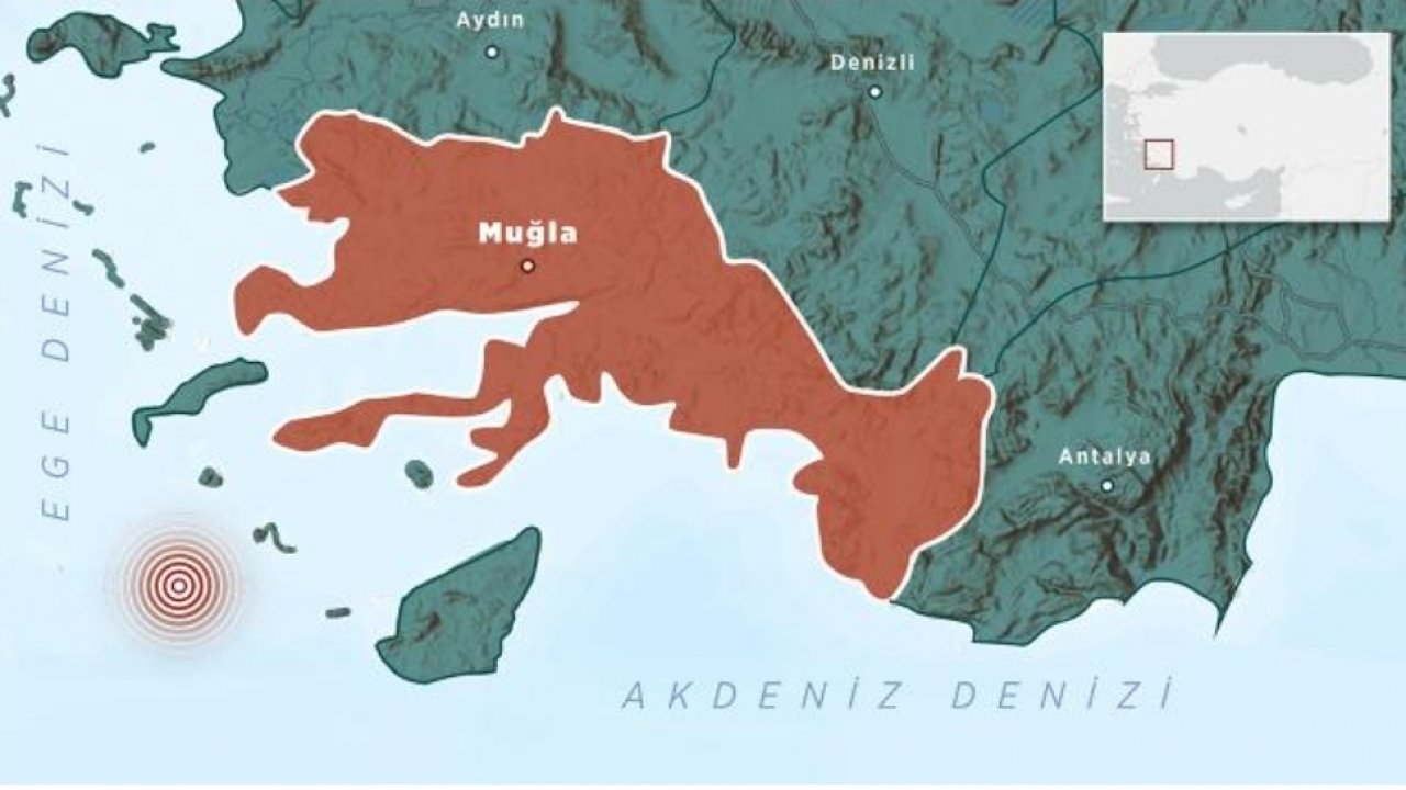 Ege Denizi'nde 5,5 büyüklüğünde deprem