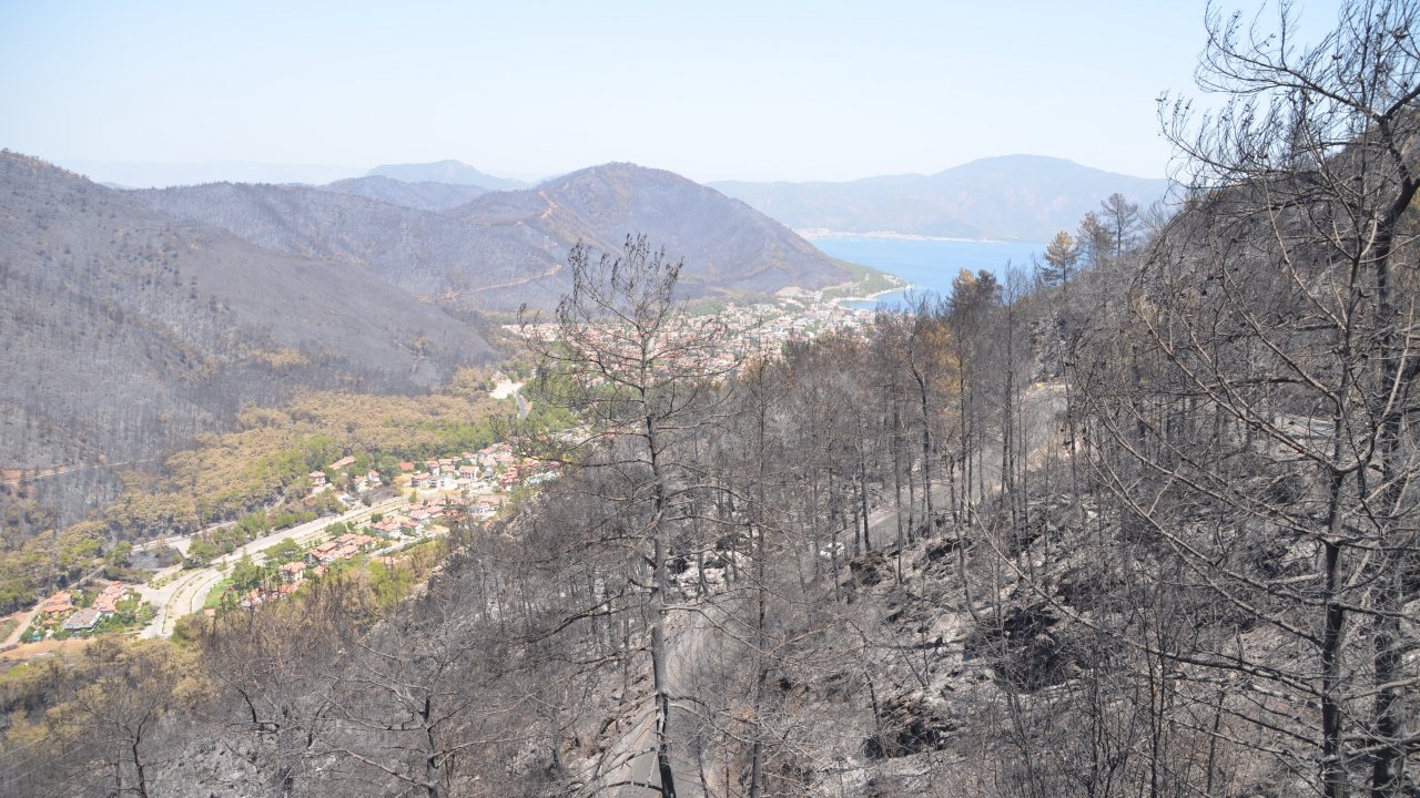 MARMARİS YANGINI 7. GÜNÜNDE KABUSU YAŞIYOR