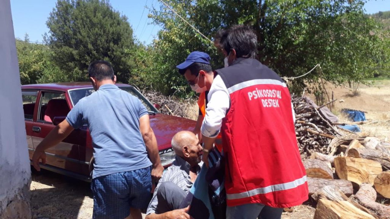 YANGIN MAĞDURU HALKA PSİKOSOSYAL DESTEK