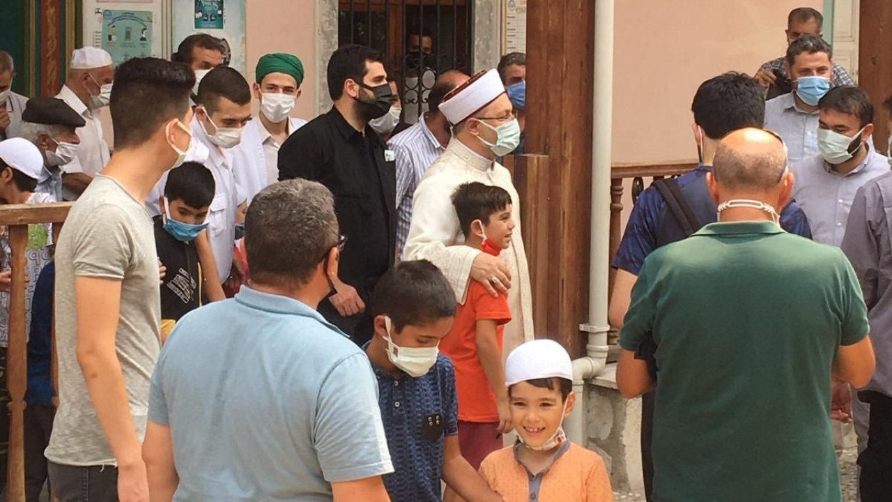 DİYANET İŞLERİ BAŞKANI MUĞLA’DA YAĞMUR DUASI YAPTI