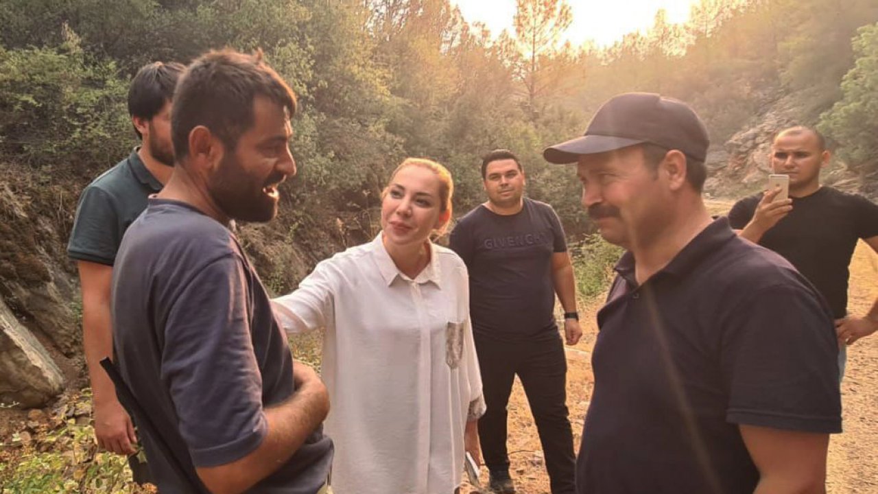 AK PARTİ MUĞLA MİLLETVEKİLİ YELDA EROL GÖKCAN: “YANGININ BAŞLADIĞI ANDAN BERİ SAHADAYIZ”