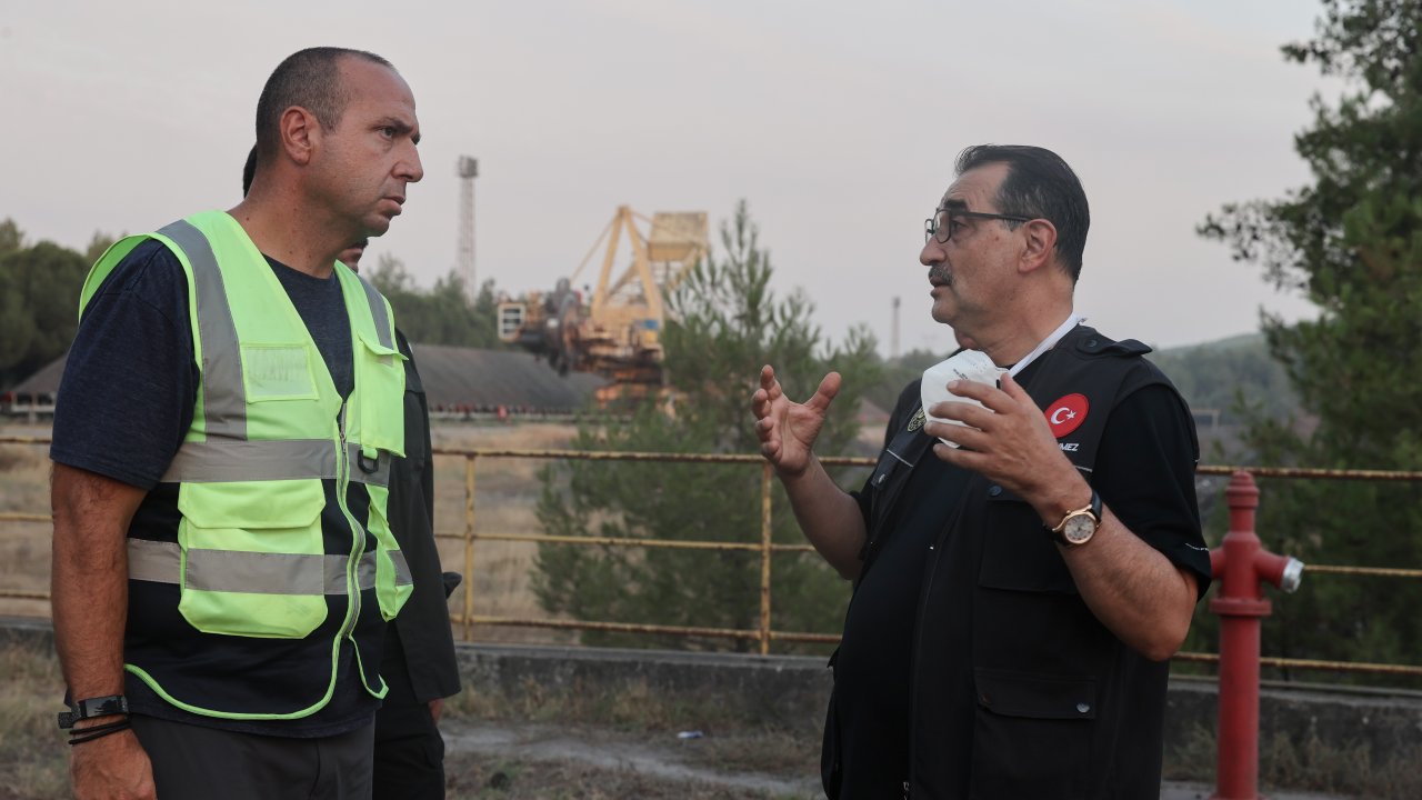 BAKAN DÖNMEZ, YENİKÖY TERMİK SANTRALİNDE