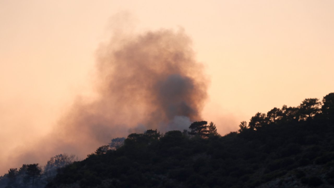 SEYDİKEMER'DE ORMAN YANGINI ÇIKTI