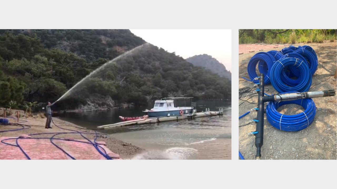 DAKSADER “YANGIN SÖNDÜRME SİSTEMİ” KURDU