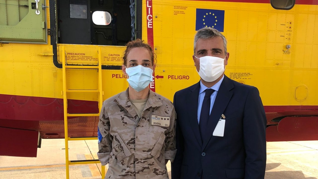 İspanyol alev savaşçılarına büyükelçiden teşekkür