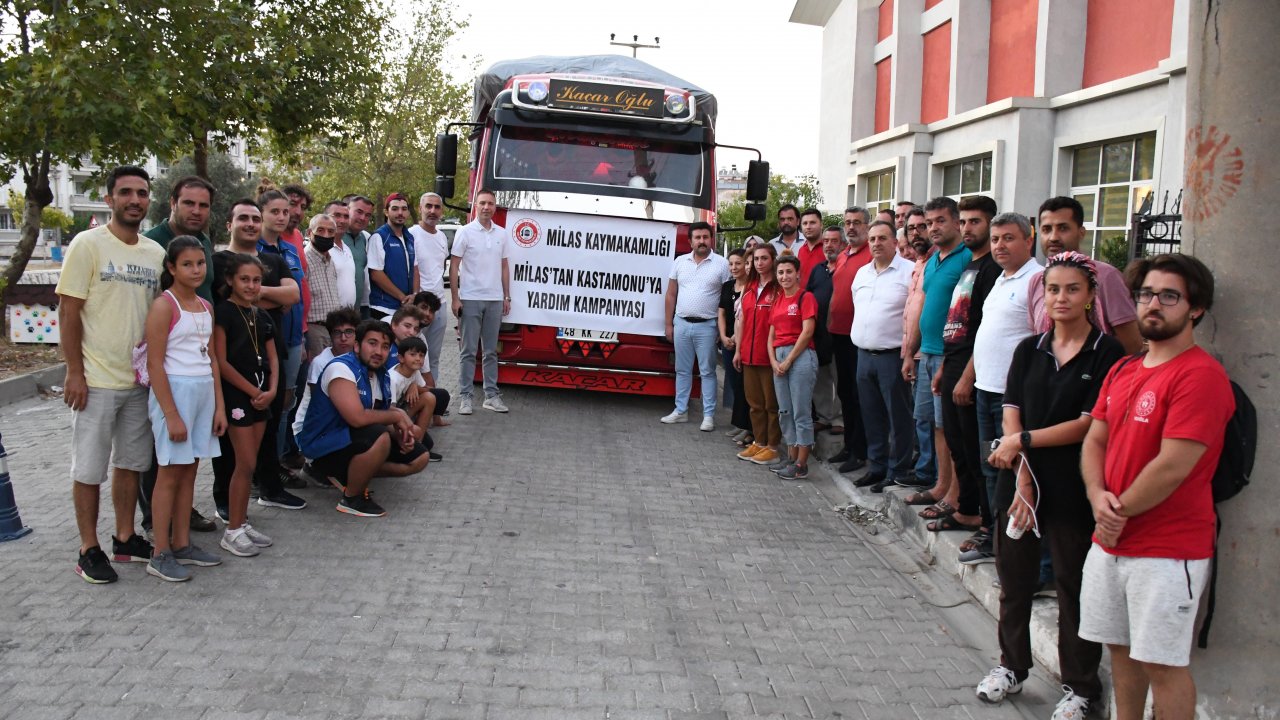 MİLAS’TAN KASTAMONUYA YARDIM ELİ
