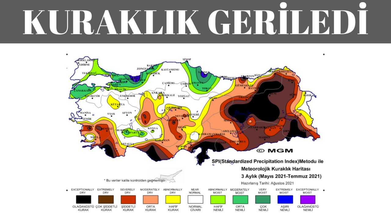 KURAKLIK GERİLEDİ