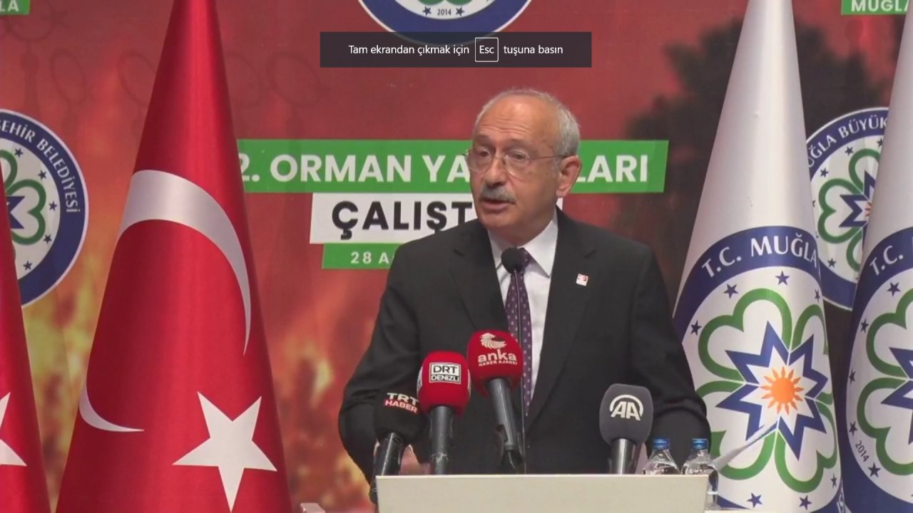 Kılıçdaroğlu, “Yangınlara karşı uluslararası bir iş birliği yapmamız lazım”