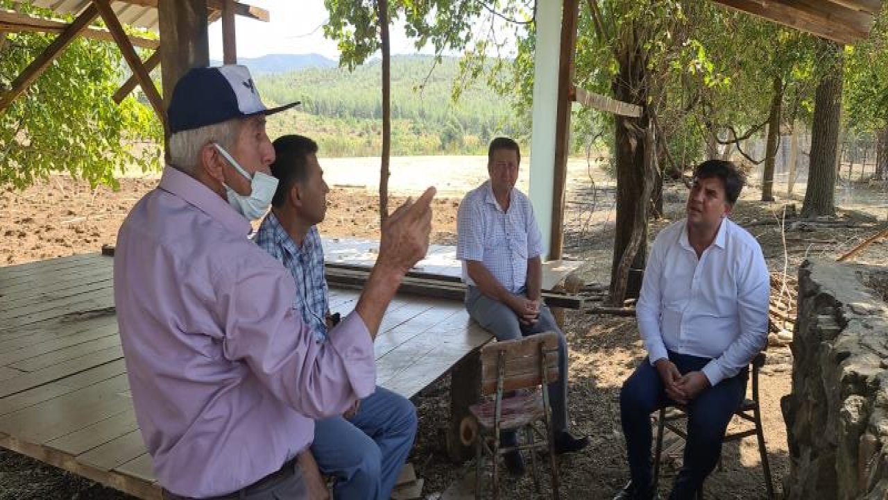 Evi yanan vatandaşa Karaca’dan destek