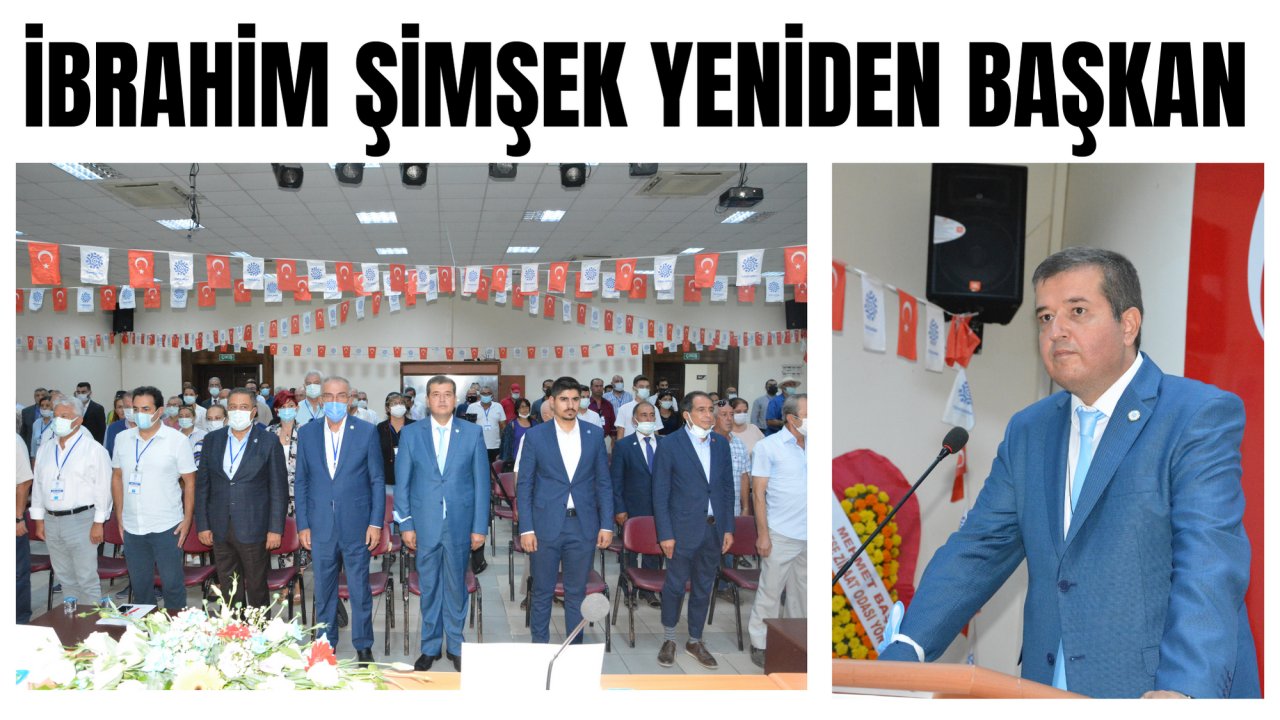 İBRAHİM ŞİMŞEK YENİDEN BAŞKAN
