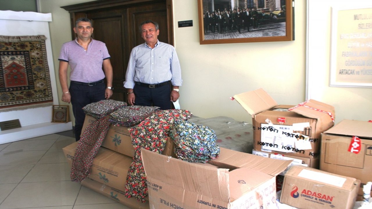 GEBZE’DEN YANGIN MAĞDURLARINA YARDIM