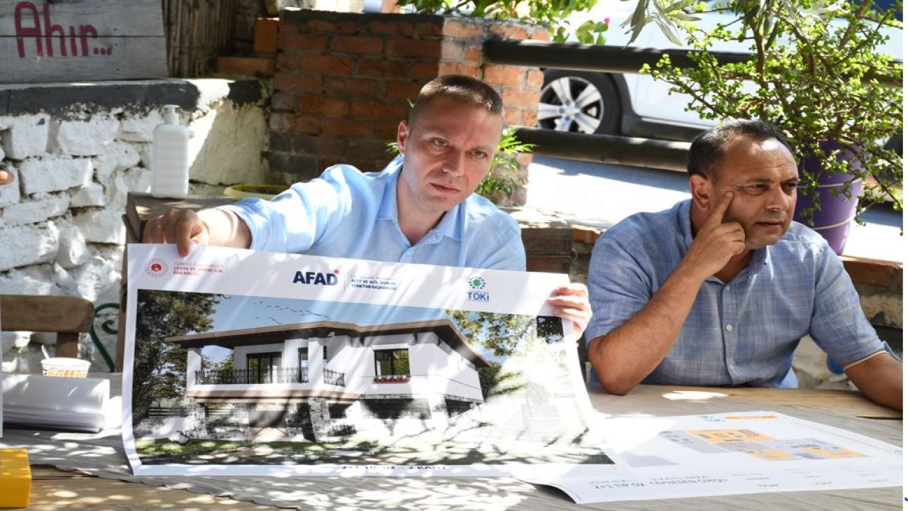 EVİ YANAN VATANDAŞLAR BİLGİLENDİRİLDİ