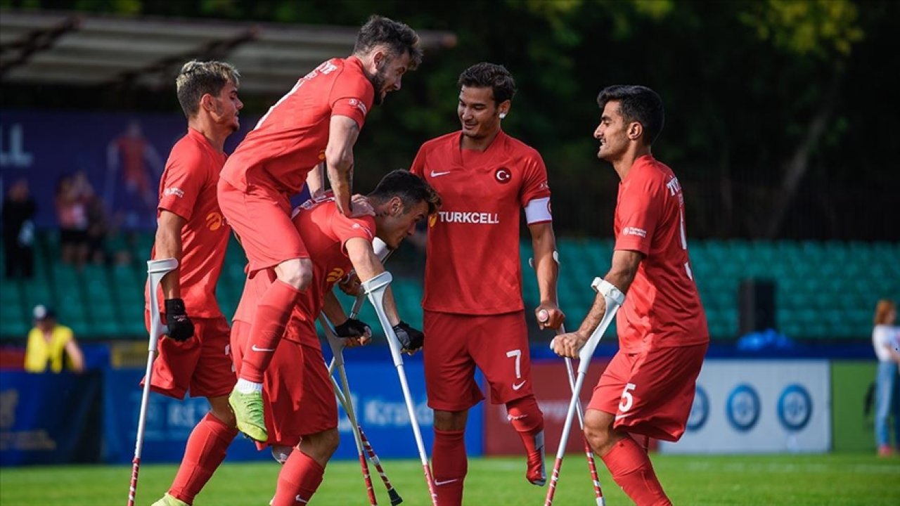 AMPUTE FUTBOL MİLLİ TAKIMI, AVRUPA ŞAMPİYONASI'NDA YARI FİNALE YÜKSELDİ