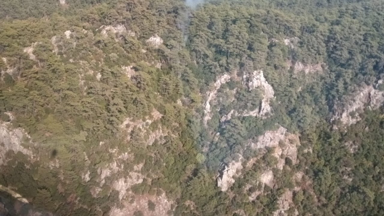 MARMARİS'TE ORMAN YANGINI