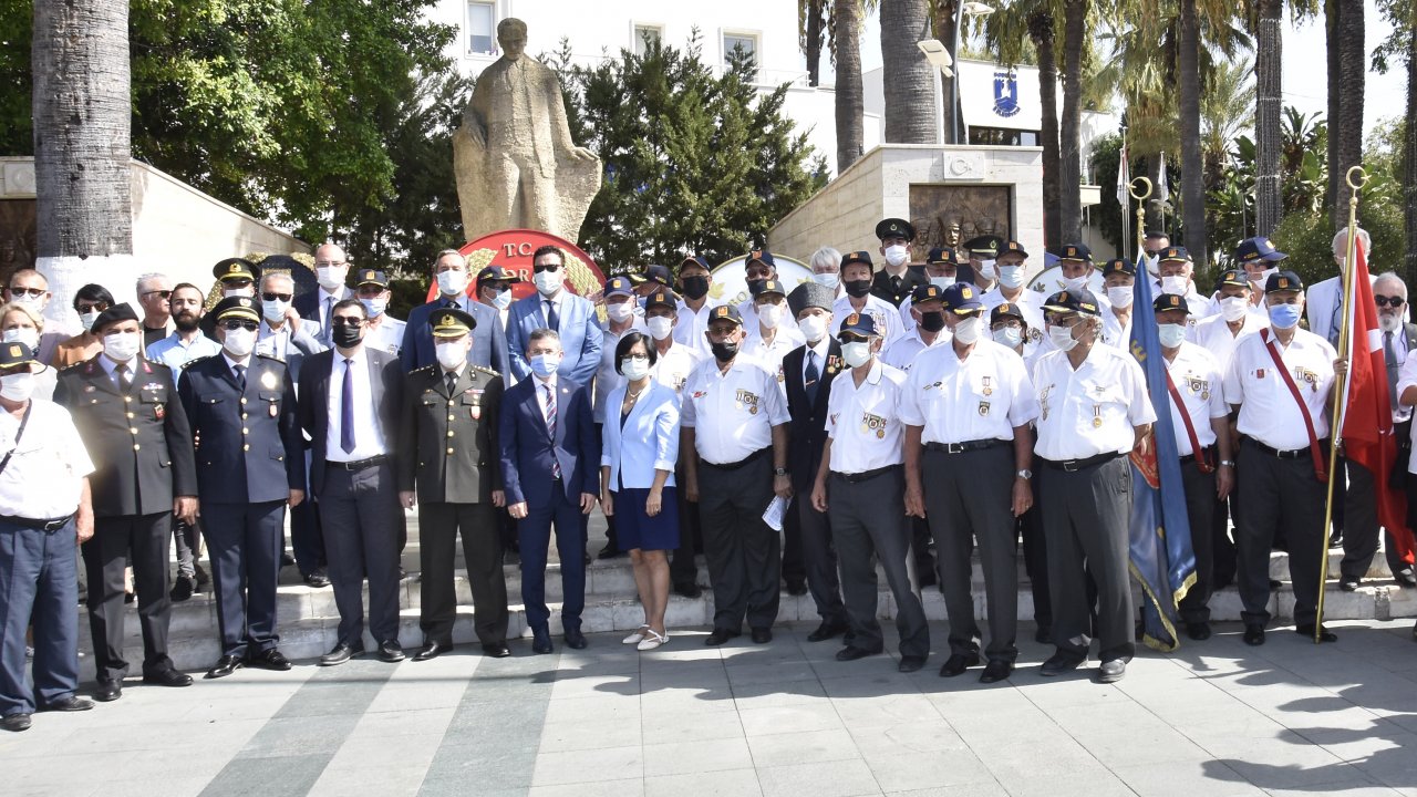 Muğla'da 19 Eylül Gaziler Günü törenle kutlandı