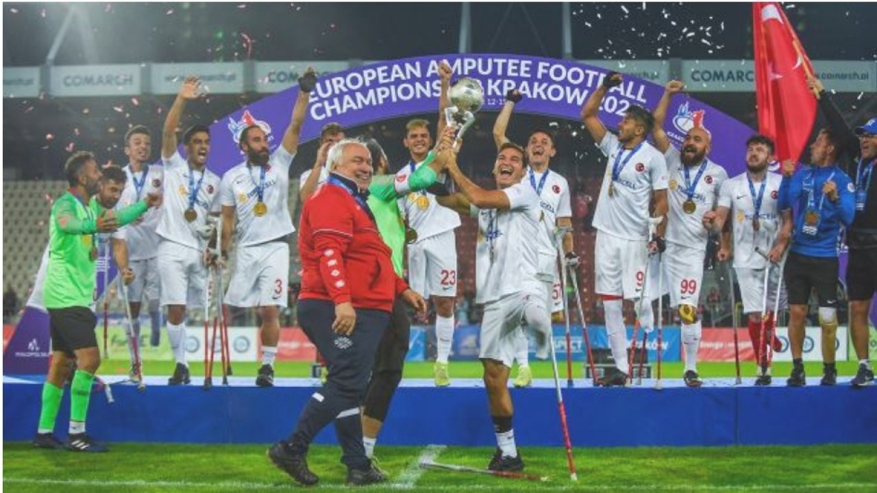 AMPUTE FUTBOL MİLLİ TAKIMI ÜST ÜSTE İKİNCİ KEZ AVRUPA ŞAMPİYONU