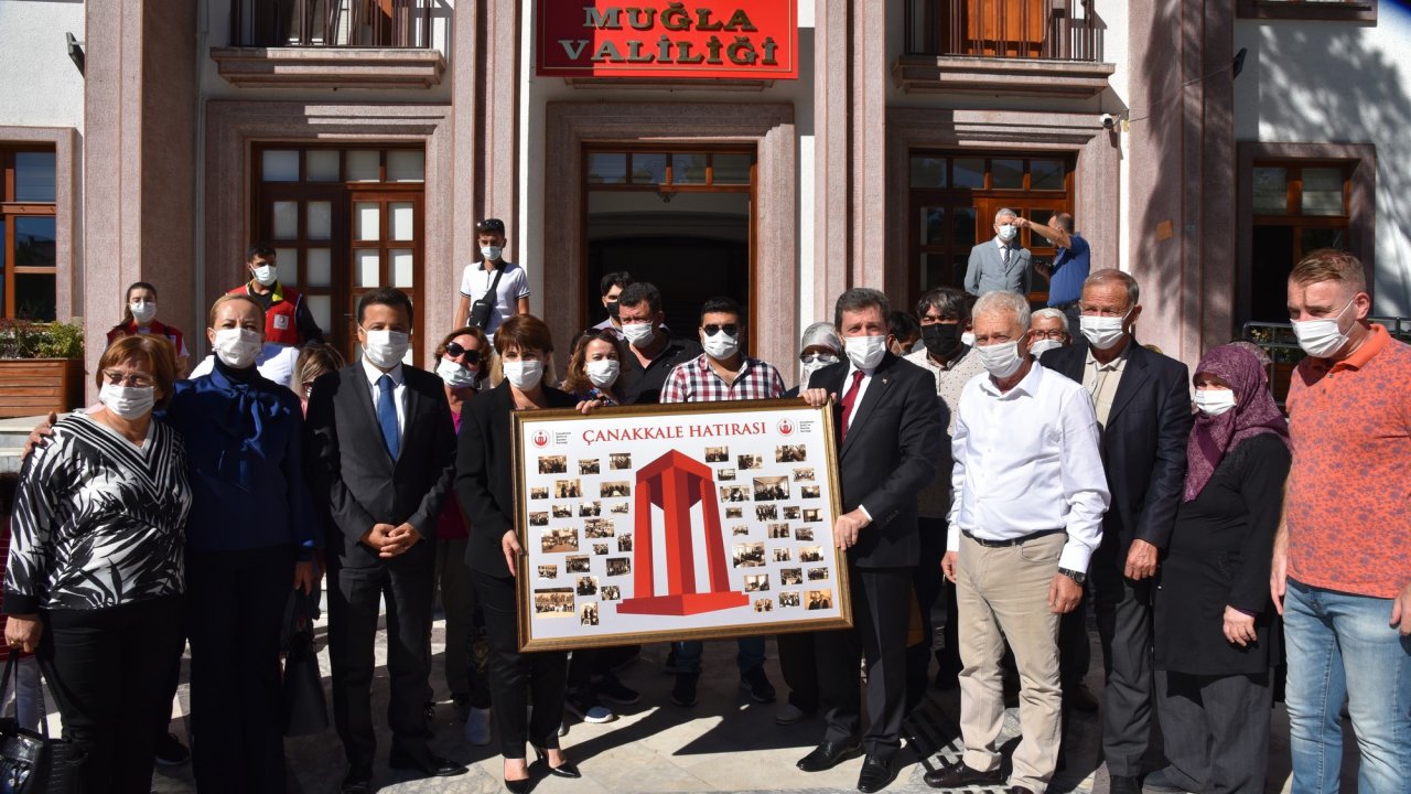 ÇANAKKALELİ ŞEHİT AİLELERİN’ DEN VALİ TAVLI’YA ZİYARET