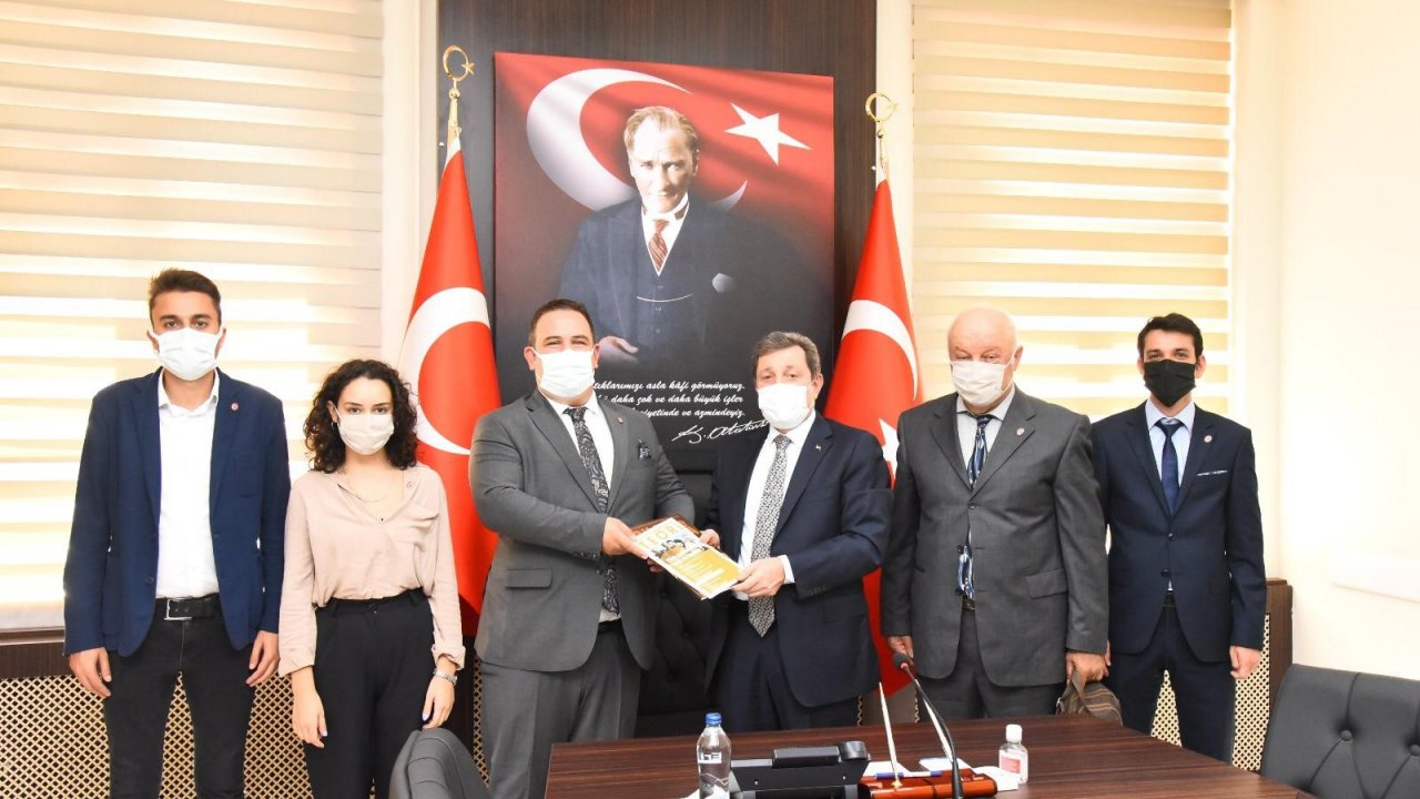 BAŞKAN AYKIN’DAN VALİ TAVLI’YA ZİYARET